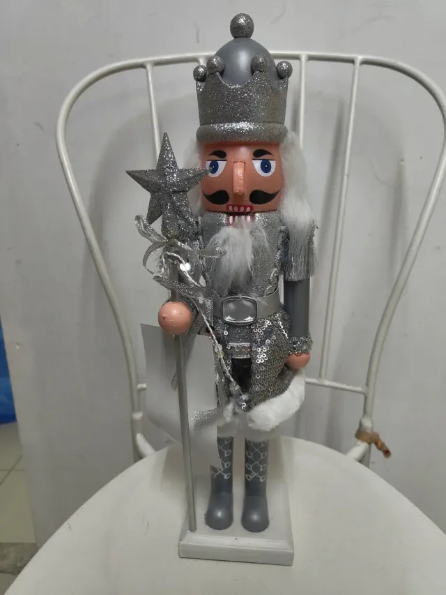 Muñecos cascanueces navideños 38cm