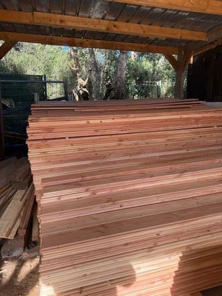 Madera de pino para construcción