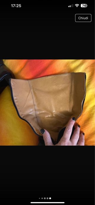 Stivali neri tacco alto Di Valentina