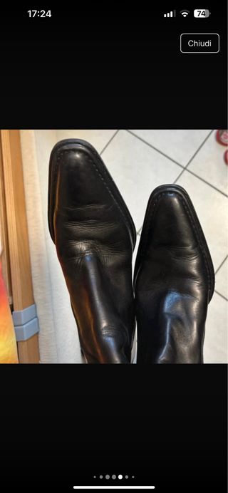 Stivali neri tacco alto Di Valentina