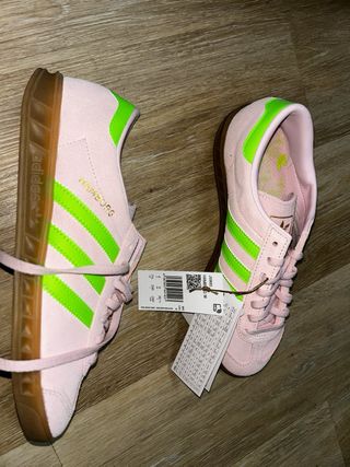 Adidas Hamburg Rosa Talla 39 1/3 Nuevas