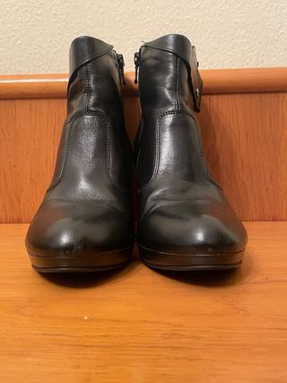 NERO GIARDINI - Botines tacón negros 39