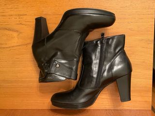 NERO GIARDINI - Botines tacón negros 39