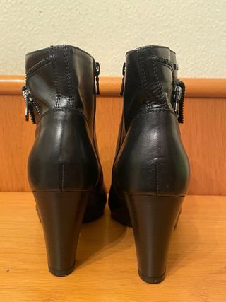 NERO GIARDINI - Botines tacón negros 39