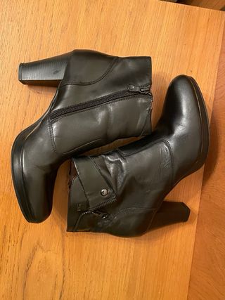 NERO GIARDINI - Botines tacón negros 39