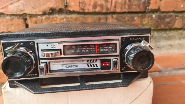 Radio Coche Cassette Orion AM/FM Vintage