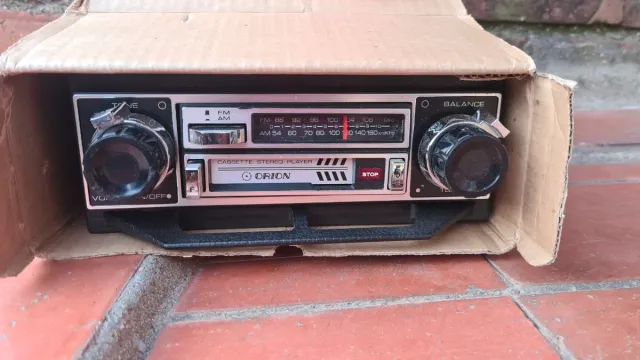 Radio Coche Cassette Orion AM/FM Vintage