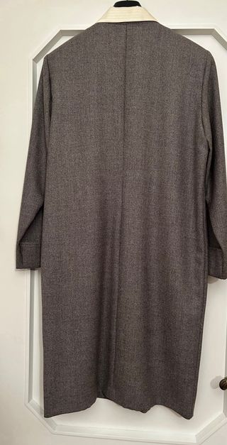 Abito donna vintage marrone con cintura oro