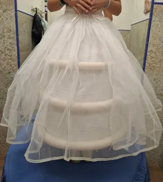 Cancán Mavimar blanco talla 85.