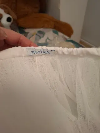 Cancán Mavimar blanco talla 85.