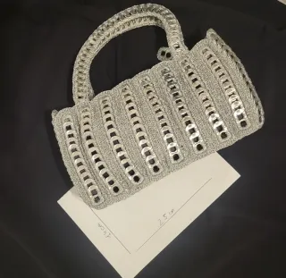 Bolso de fiesta plateado