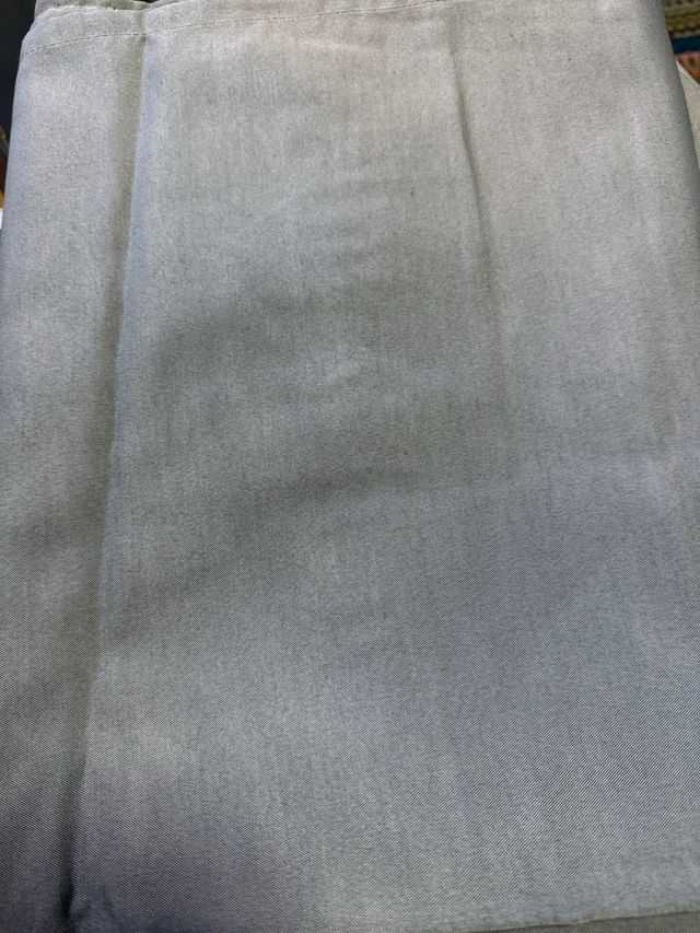 2 Cortinas Grises de Tela