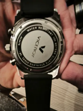 Reloj Viceroy Negro y Plateado