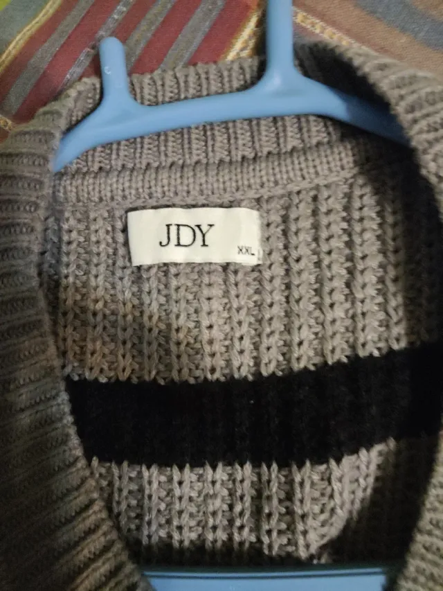 Jersey de rayas cuello redondo