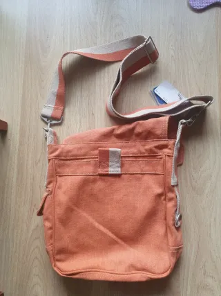 Bolso Adolfo Domínguez Naranja y Beige