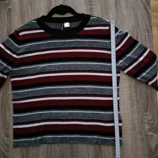 Jersey H&M rayas multicolor Talla L