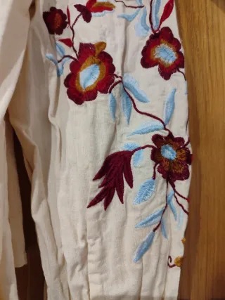 Camisa bordada Sfera Talla L