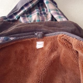 Abrigo juvenil verde caqui