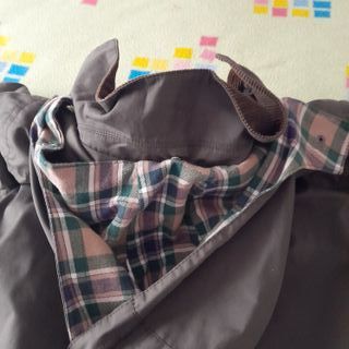 Abrigo juvenil verde caqui