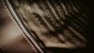 Borsa a spalla Prada trapuntata Tessuto Vela