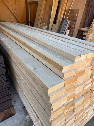 Vigas de madera para construcción