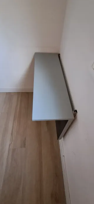 Mesa de cocina cristal y metal