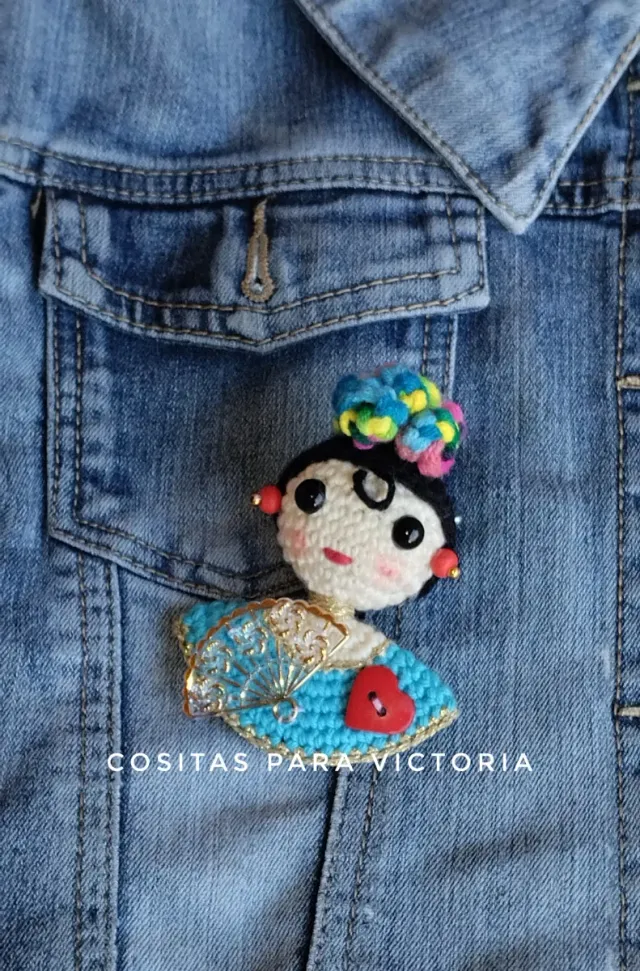Regalo Navidad: Broche Flamenca Crochet