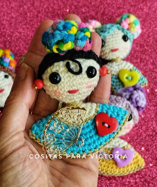 Regalo Navidad: Broche Flamenca Crochet