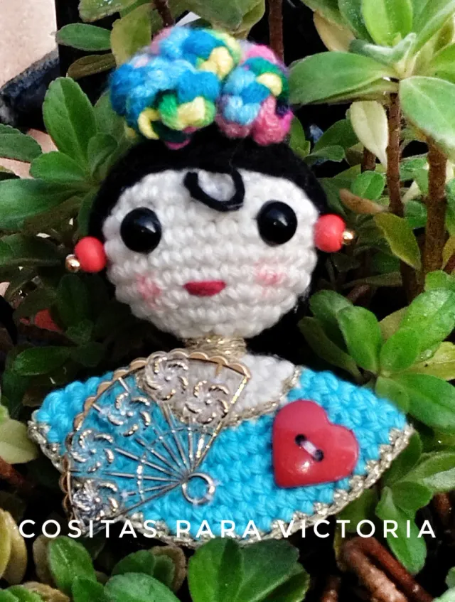 Regalo Navidad: Broche Flamenca Crochet