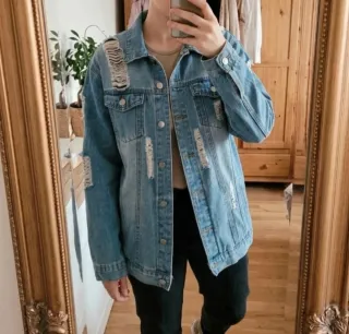 Chaqueta vaquera oversize SHEIN