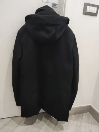 Cappotto uomo impermeabile nero