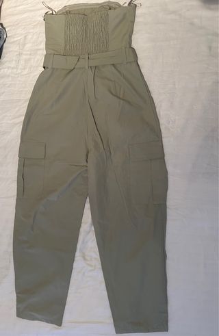 Enterizo Zara Verde Matcha Talla S