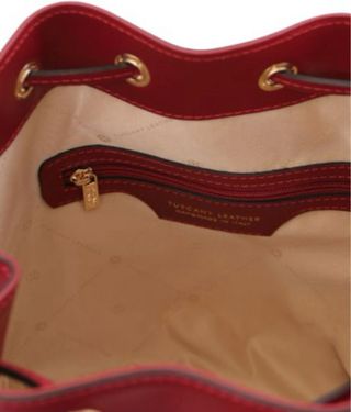 Bolso L'ATOUCHE Piel Rojo en excelente estado