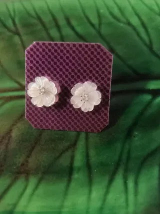 Pendientes Nácar y Plata de Ley nuevos