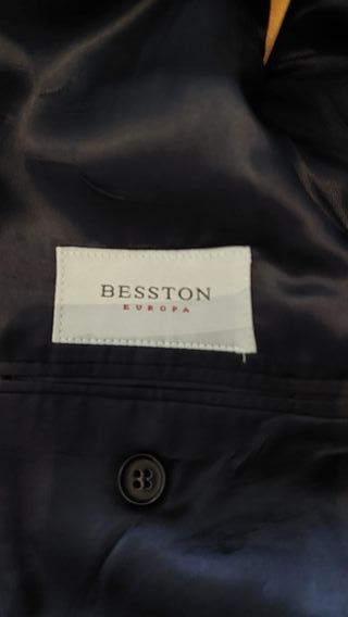 Traje de chaqueta azul caballero