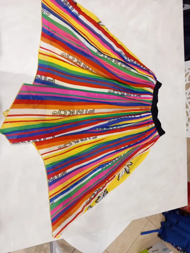 Gonna Pinko arcobaleno bambina