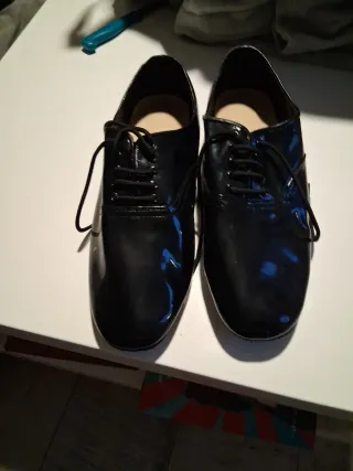 Zapatos de baile charol negros