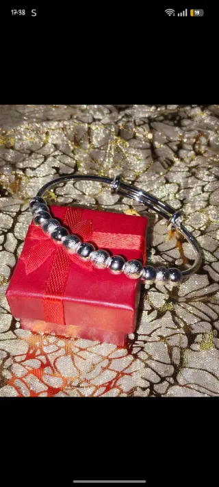 Brazalete Plata 925 Bolitas