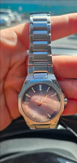 Casio Edifice Reloj Azul y Plateado