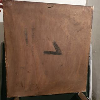 Cuadro antiguo religioso 55 x 50 cm