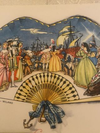 Cartoline Vintage Ventagli Città Italiane