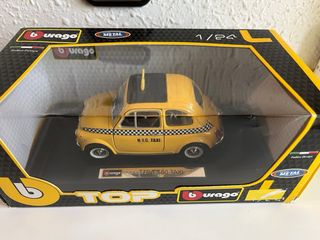 Fiat 500 Taxi NYC Bburago 1/24