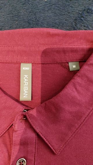 Camiseta Polo burdeos Talla M. Sin usar