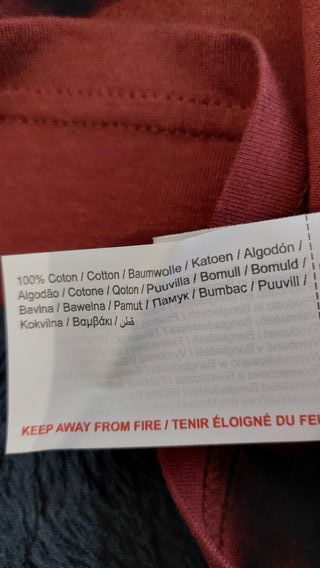 Camiseta Polo burdeos Talla M. Sin usar