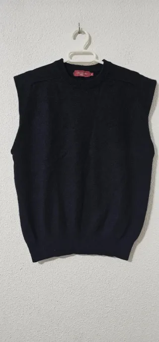 Chaleco Emidio Tucci Cachemira Negro