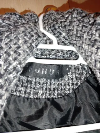 Abrigo Mujer FUHUA Negro/Gris Talla L