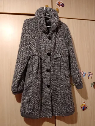 Abrigo Mujer FUHUA Negro/Gris Talla L