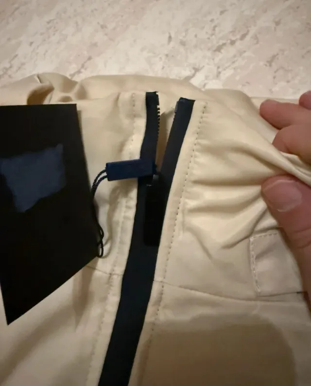 Abrigo Plumas Prada Mujer Beige