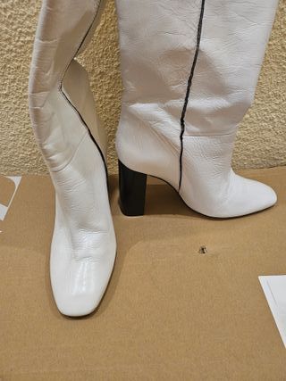 Botas altas piel Mango T-40