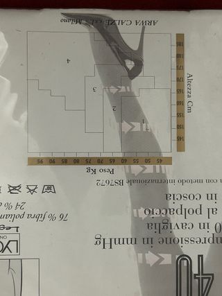 Collant Moro 40 Den (2 pezzi, Taglia 4)